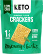 Rosemary & Garlic Almond Flour Crackers - Yo Keto