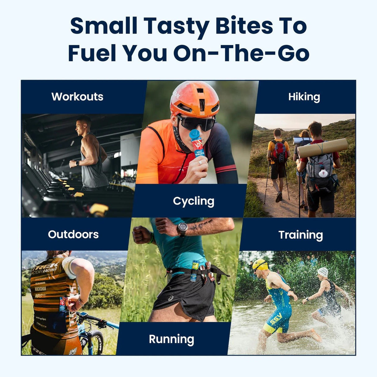 Salt Tablets - Strawberry - 40 Serves by Venture Pal, ideal for hydration during workouts and outdoor activities.