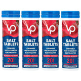 Four containers of Venture Pal Salt Tablets - Strawberry - 40 Serves, chewable electrolytes for fast hydration