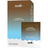 Sodii Salty Chocolate - 30 Sachets electrolyte hydration salts designed for keto and low carb lifestyles, featuring everyday hydration with Lake Deborah ancient lake salt.
