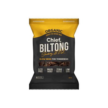 Smokey BBQ Beef Biltong - Yo Keto