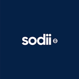 Sodii logo in white on dark blue background representing Salty Kiwi - 30 Sachets from Drinks, Electrolytes, and Functional collections.