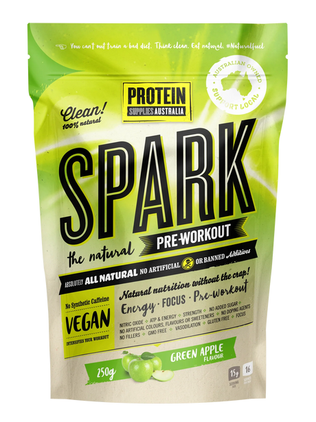 Spark Pre-workout - Green Apple - 250g - Sup Yo