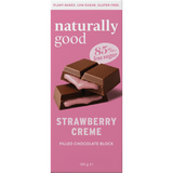 Strawberry Creme Filled Chocolate Block - 100g - Yo Keto