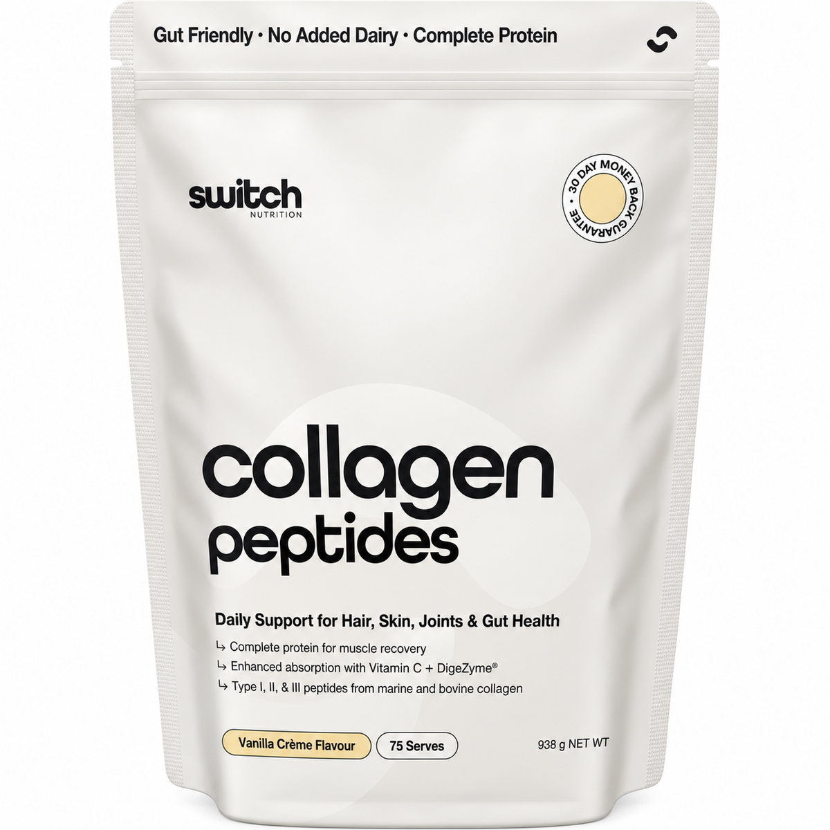 Collagen Peptides - Vanilla Creme - 938g