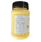 Back label of Tallow Butter - Australian Grass Fed - 500ml jar by Tassie Tallow showing nutrition facts and ingredient details