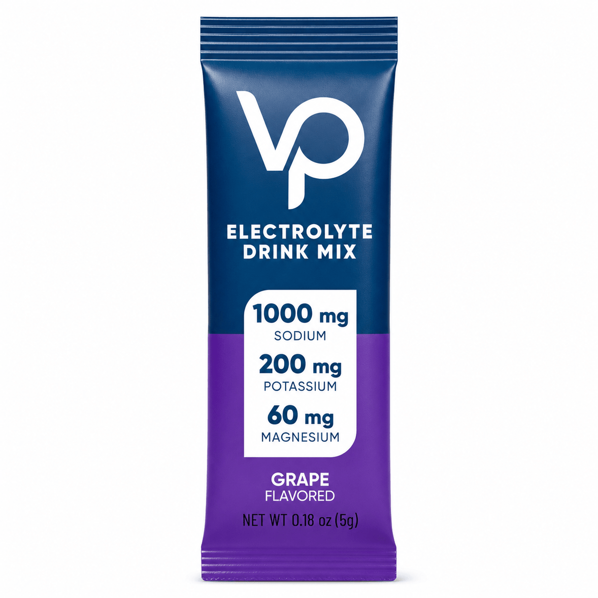Venture Pal - Single Stick grape flavored electrolyte drink mix with sodium, potassium, magnesium for hydration and energy.