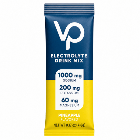 Venture Pal - Single Stick electrolyte drink mix packet in pineapple flavor with sodium, potassium, and magnesium content.