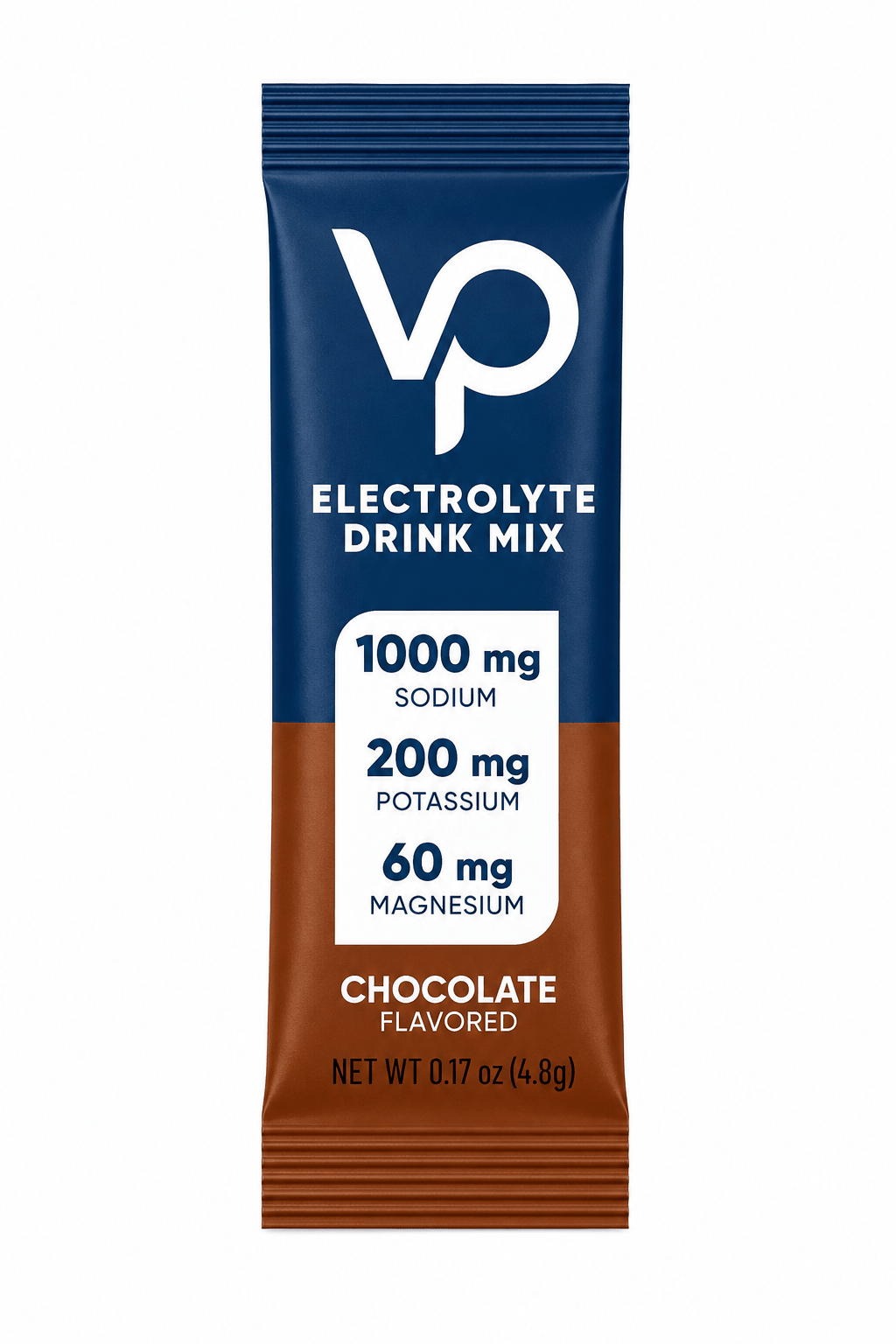 Venture Pal - Single Stick electrolyte drink mix in chocolate flavor with sodium, potassium, magnesium for hydration.