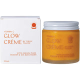Vitamin C Glow Creme - 100ml by Thrive Tallow with Kakadu plum, rosehip, and sea buckthorn in orange jar and white box