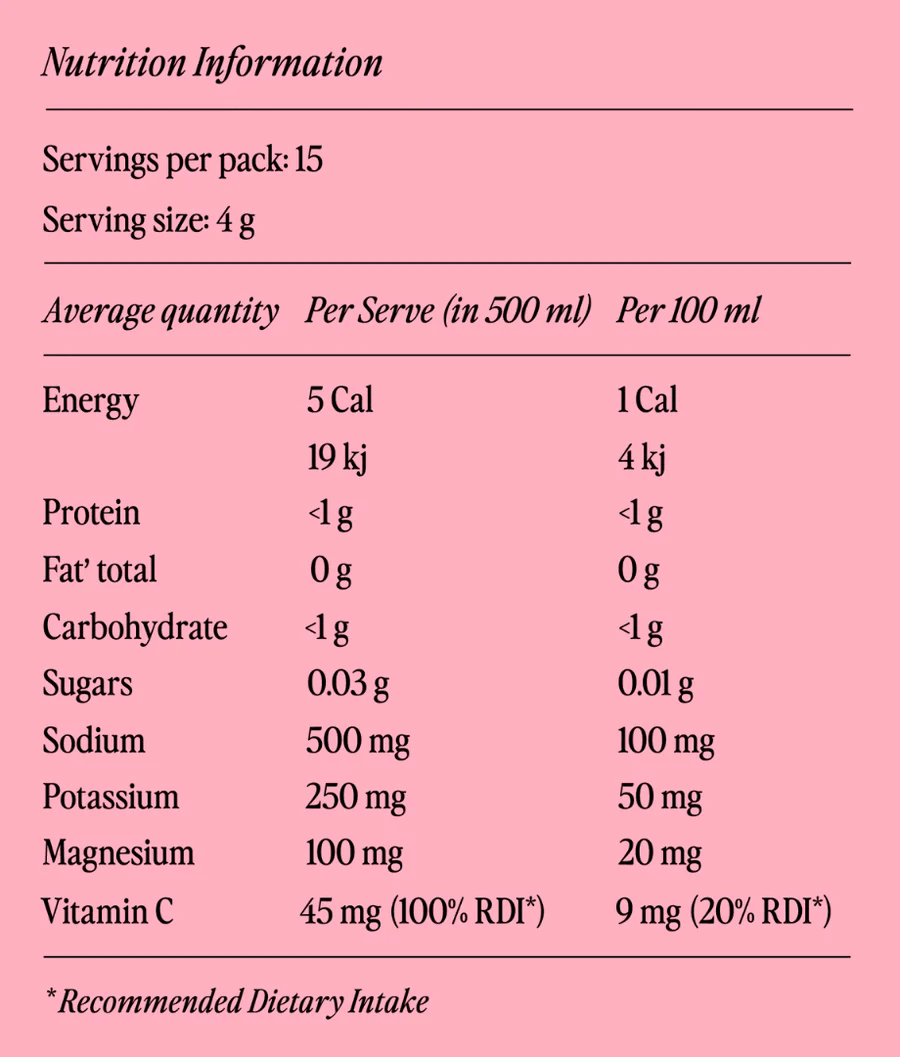 Watermelon Electrolyte Drink Mix - 15 Ct