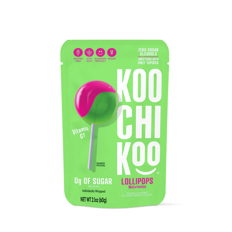 Watermelon Lollipops - No Sugar Added - 10 Pack - Yo Keto