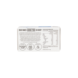 Back of Wild Caught Tuna Fillets in Natural Water - 120g Can from Good Fish showing ingredients and nutrition facts panel.
