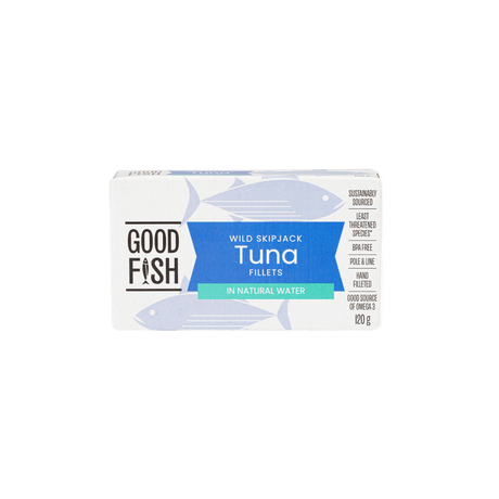 Wild Caught Tuna Fillets in Natural Water - 120g Can - Yo Keto