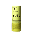 Yuzu Lip Balm - 7g by Bare Bones Beauty in yellow tube with black text and logo showcasing natural nourishing lip care