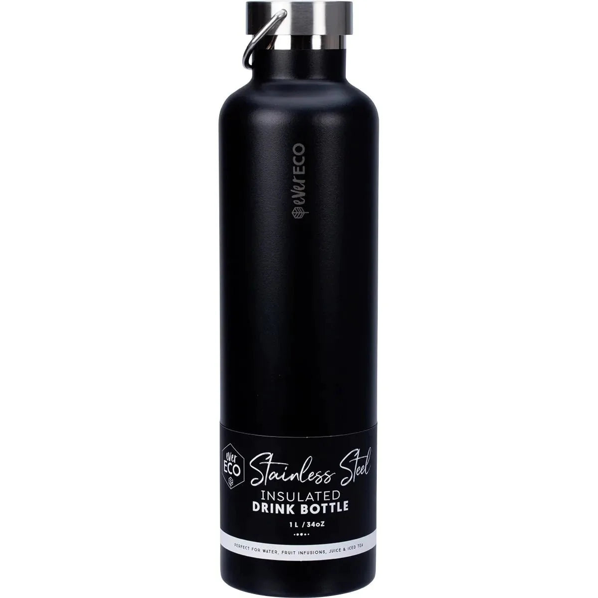 1L Insulated Stainless Steel Bottle - Onyx - Sup Yo