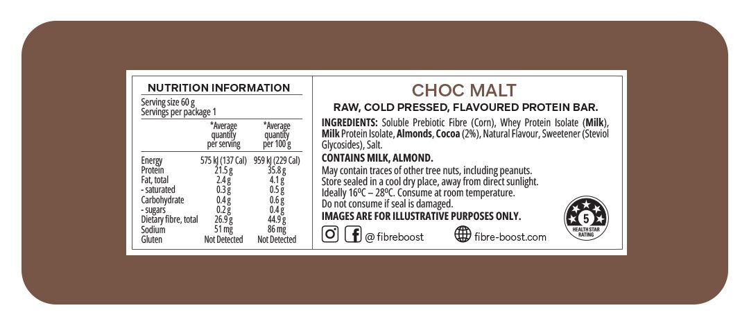 Choc Malt Protein Bar - Sup Yo