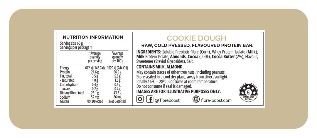 Cookie Dough Protein Bar - Sup Yo