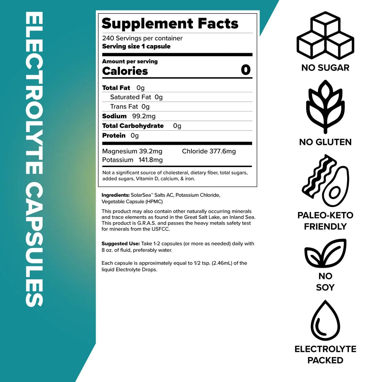 Electrolyte Capsules - 240 Serves - Sup Yo