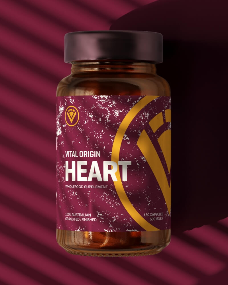 Grass Fed & Finished Heart Capsules - Sup Yo