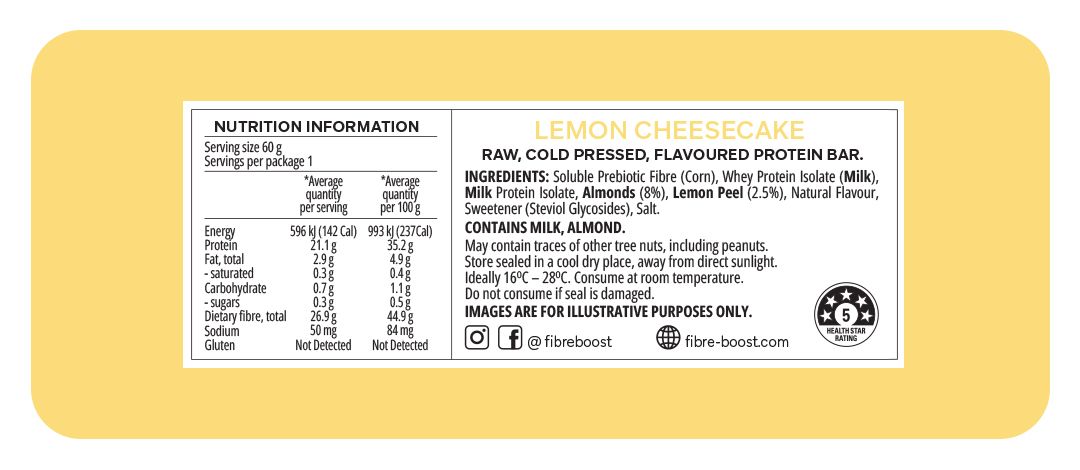 Lemon Cheesecake Protein Bar - Sup Yo