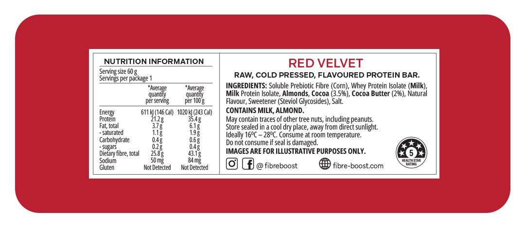 Red Velvet Protein Bar - Sup Yo