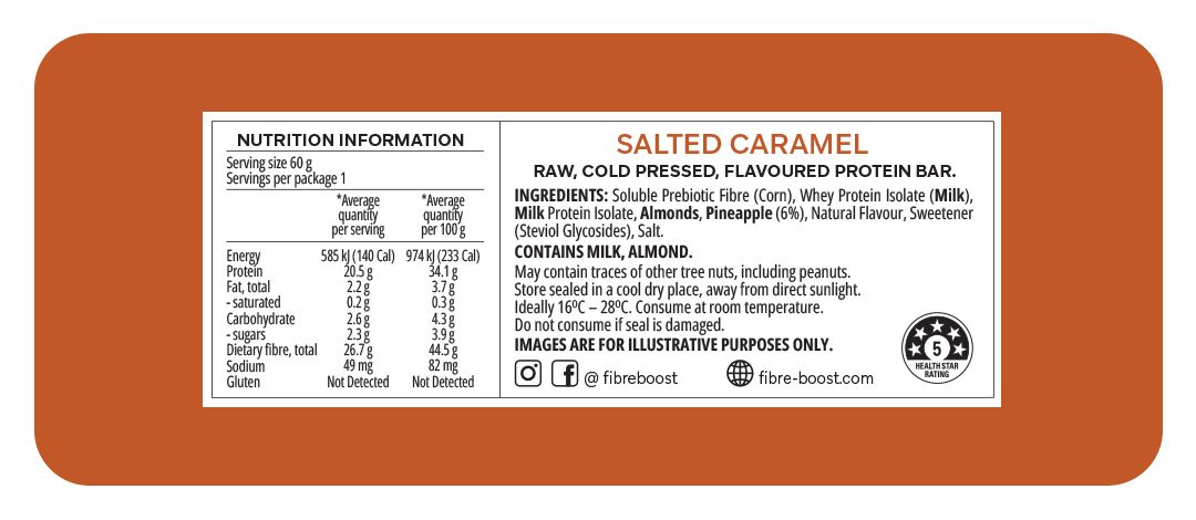 Salted Caramel Protein Bar - Sup Yo