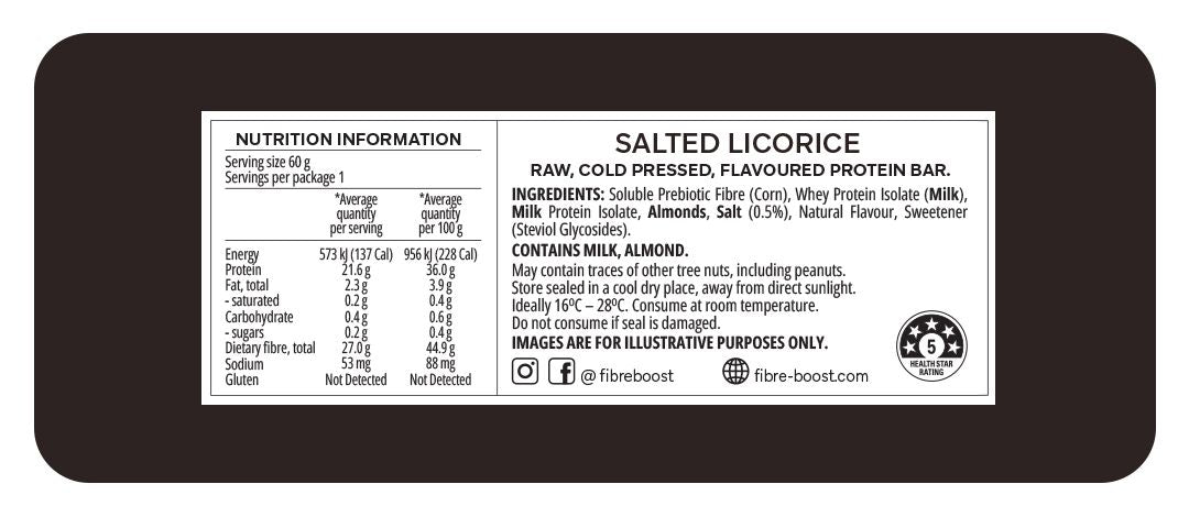 Salted Liquorice Protein Bar - Sup Yo